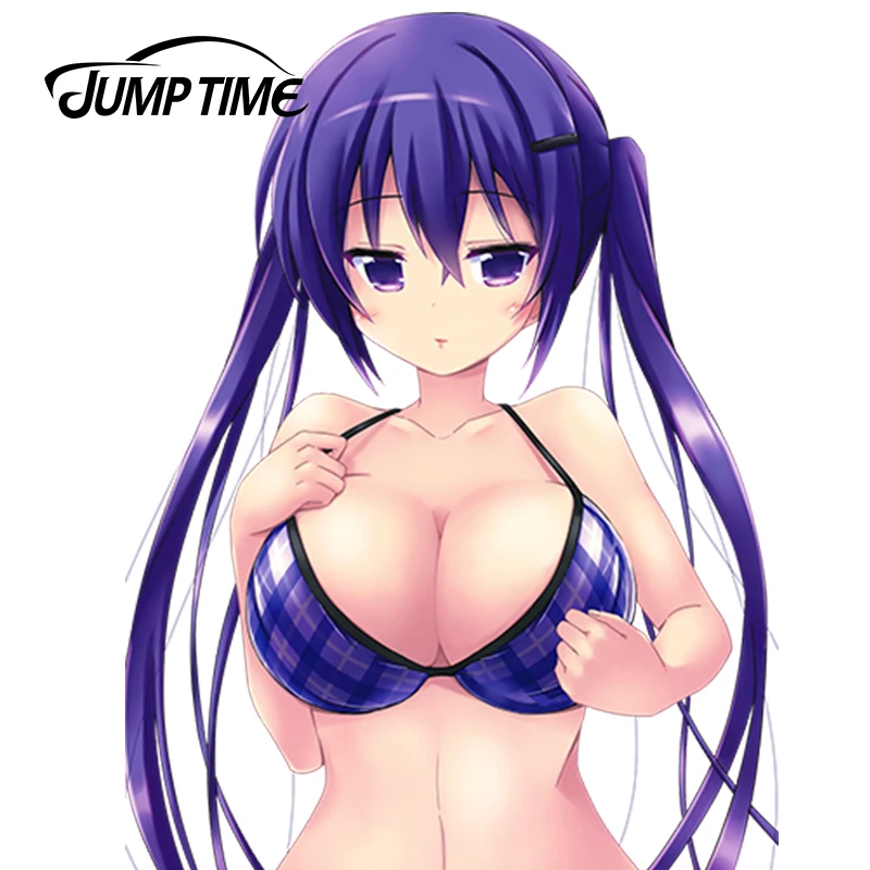 JumpTime 13 см x 9 7 сексуальная Автомобильная наклейка Gochuumon wa Usagi Desu ka аниме JDM оконная