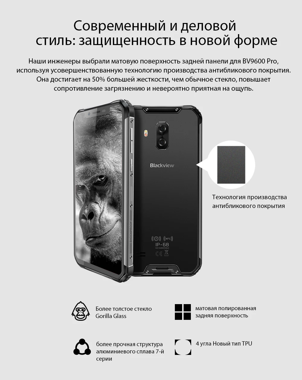 Blackview BV9600 Pro Helio P70 водонепроницаемый прочный смартфон 6 ГБ+ 128 ГБ Android 9,0 мобильный телефон 19:9 AMOLED Открытый 4G мобильный телефон
