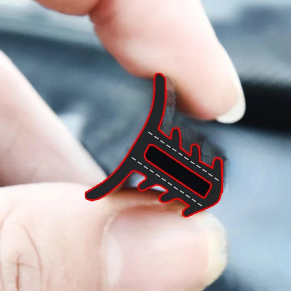 Прямая поставка 160 см автомобильные резиновые уплотнители универсальная