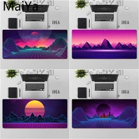 maiya top quality retrowave vaporwave art durable rubber mouse mat pad free shipping large mouse pad keyboards mat