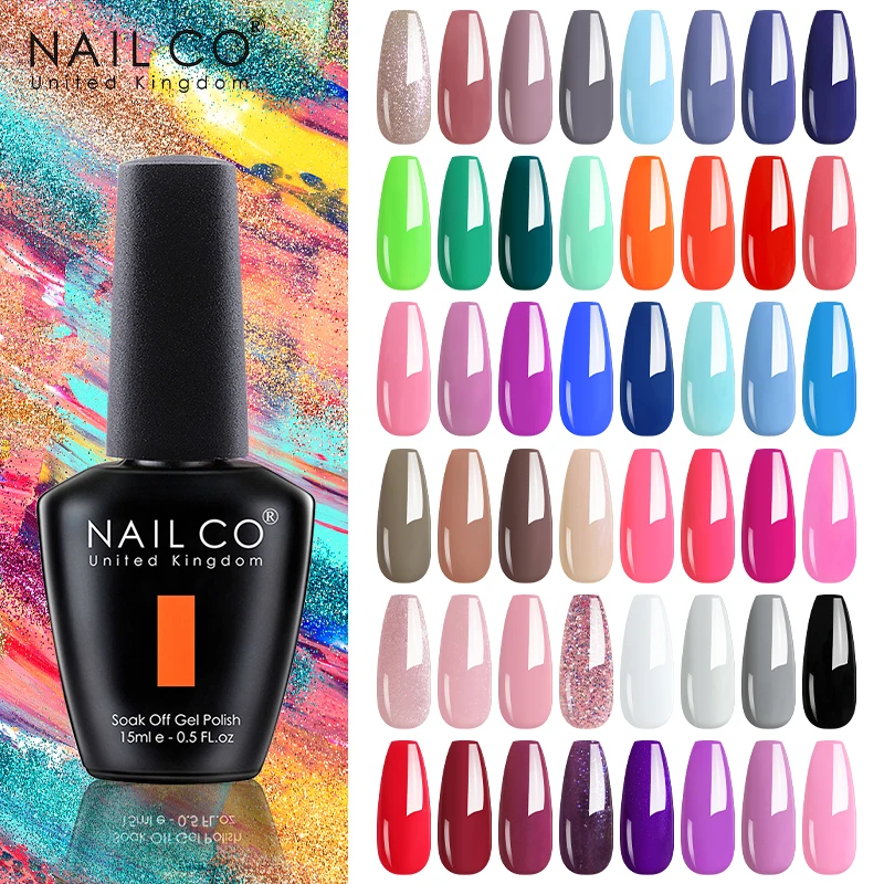 NAILCO 15ML 103 Classic Color Varnish Soak Off UV LED Gels Nail Polish Hybrid Lacquer High Quality For Manicure New Arrivals