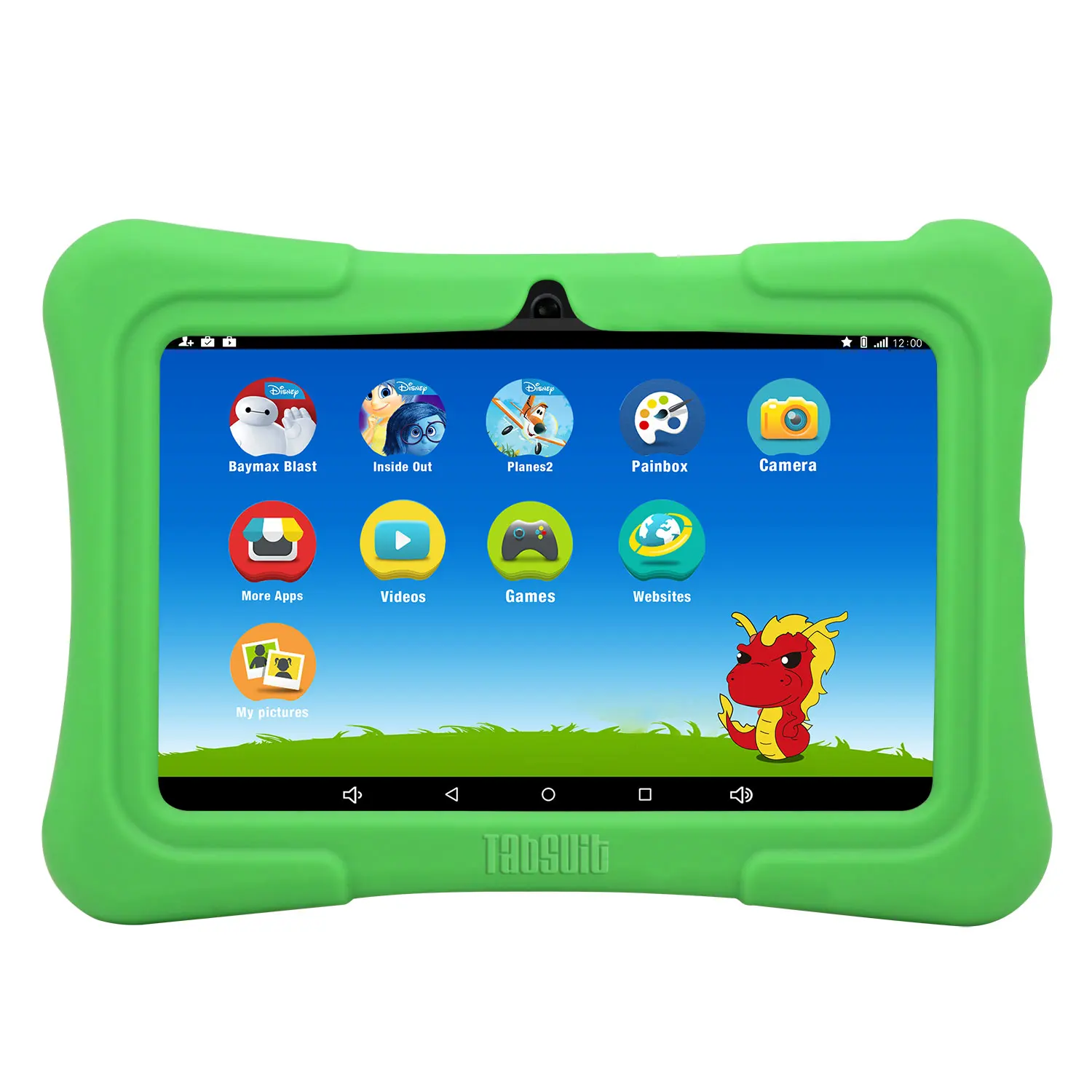 Dragon Touch Y88X Plus, 7 дюймов, детский планшет, для детей, 16 ГБ, четырехъядерный, Android 8,1+, сумка для планшета+ защита экрана, подарки для детей