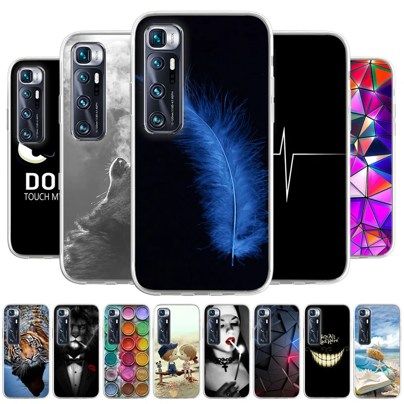 

Soft Case For Xiaomi Mi 10 Ultra Cases Silicon Bumper On Xiaomi Mi 10 Ultra M2007J1SC 6.67 inch TPU Painted Fashion Funda