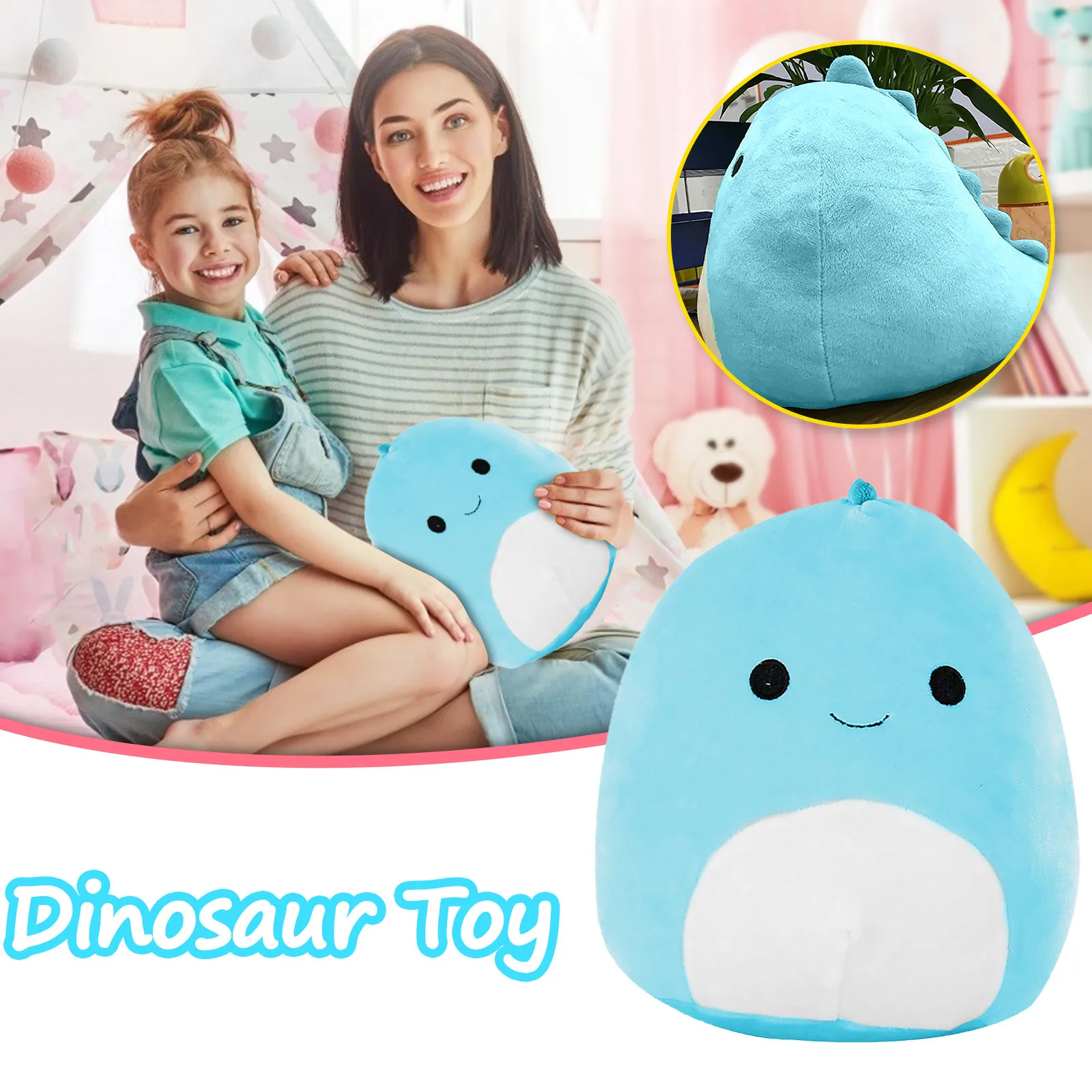 

Children's toys 3D dinosaur shape green pillow soft waist cushion plush stuffed toy children's gift HOT плеве игѬђки 40*