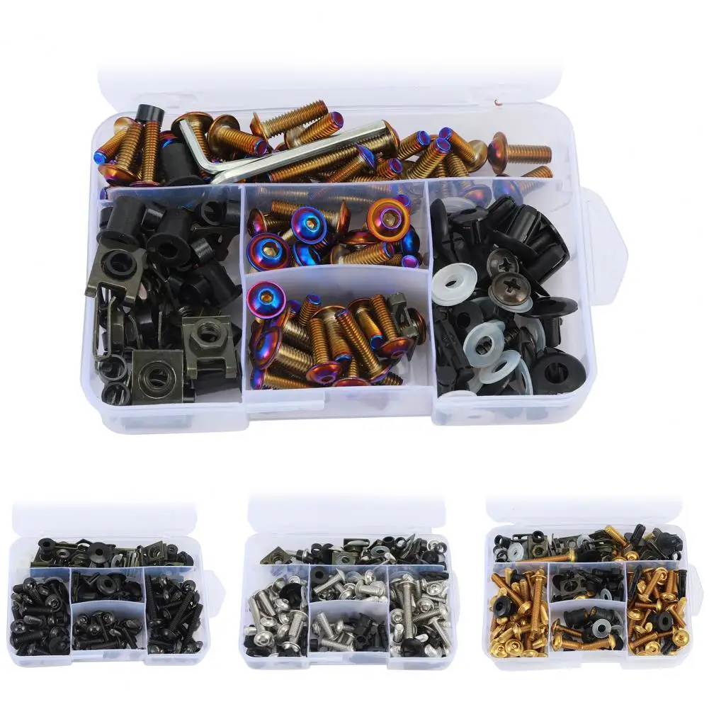 

Precision Thread Lightweight Robust Bodywork Screws Kits for Motorcycles