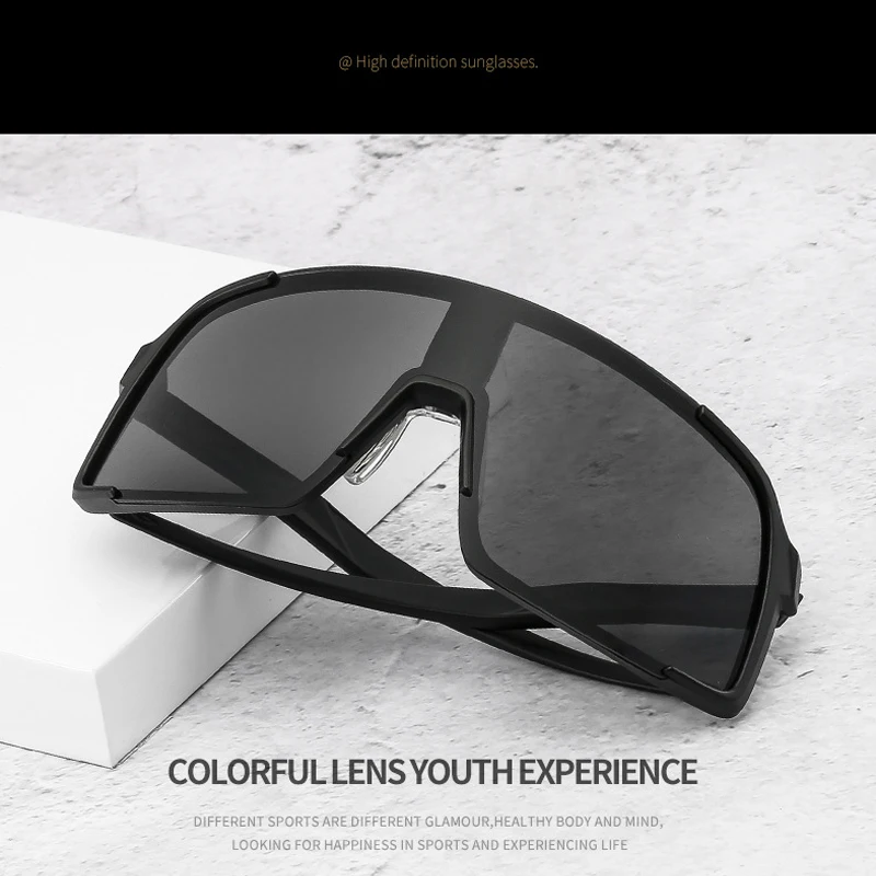 

UV400 Cycling Sunglasses Bicycle Goggles Sports Glasses Colorful Men Women's Colored Safety Lenses Sun Windproof Outdoor Glasses
