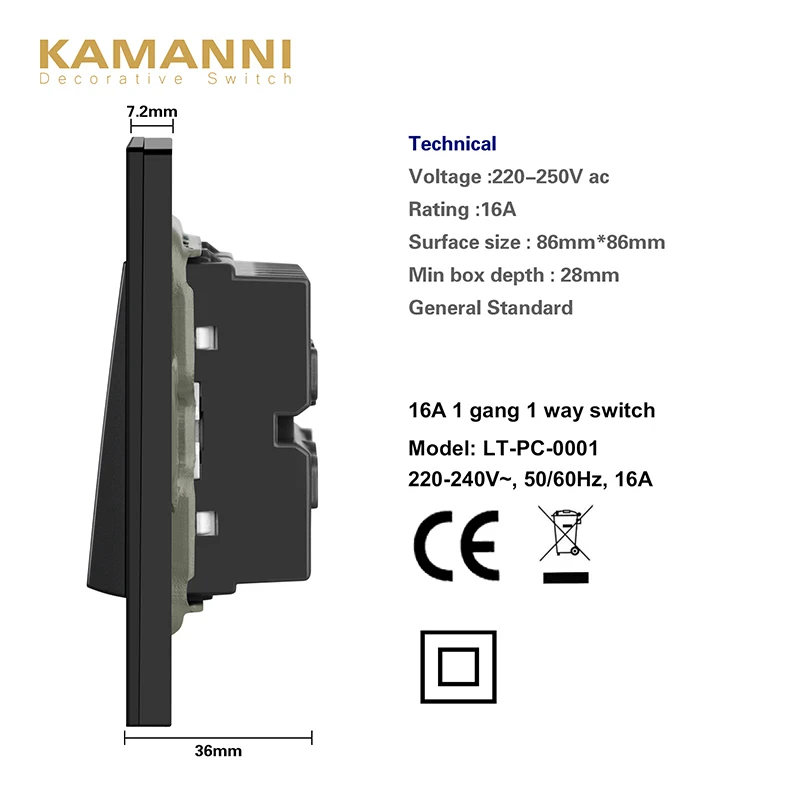 Электрическая розетка KAMANNI с двойным домашним USB разъемом настенное зарядное