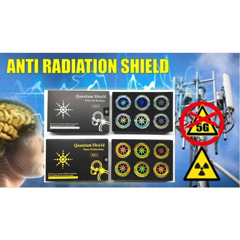 10 коробок скалярный квантовый экран наклейка на энергию чип защита от излучения