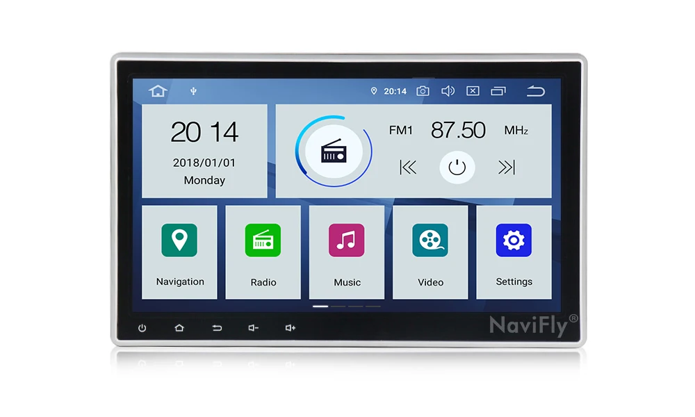 NaviFly 10,1 дюймов ips экран DSP универсальный 1 din автомагнитола Android 9 универсальный автомобильный gps навигация стерео плеер