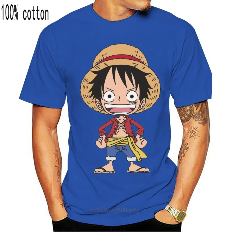 

Новая цельная японская модная футболка Luffy