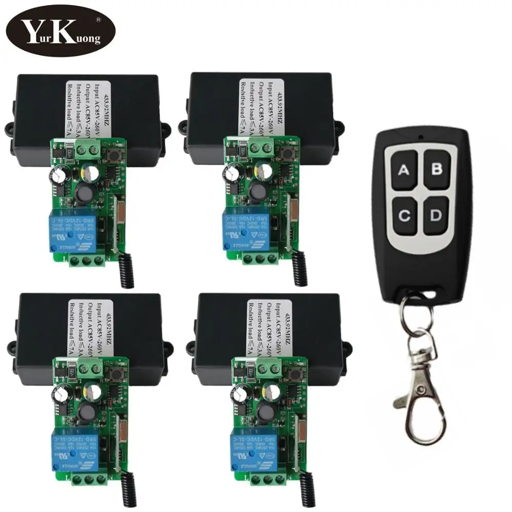 315433 Беспроводной RF пульт дистанционного управления Переключатель переменного