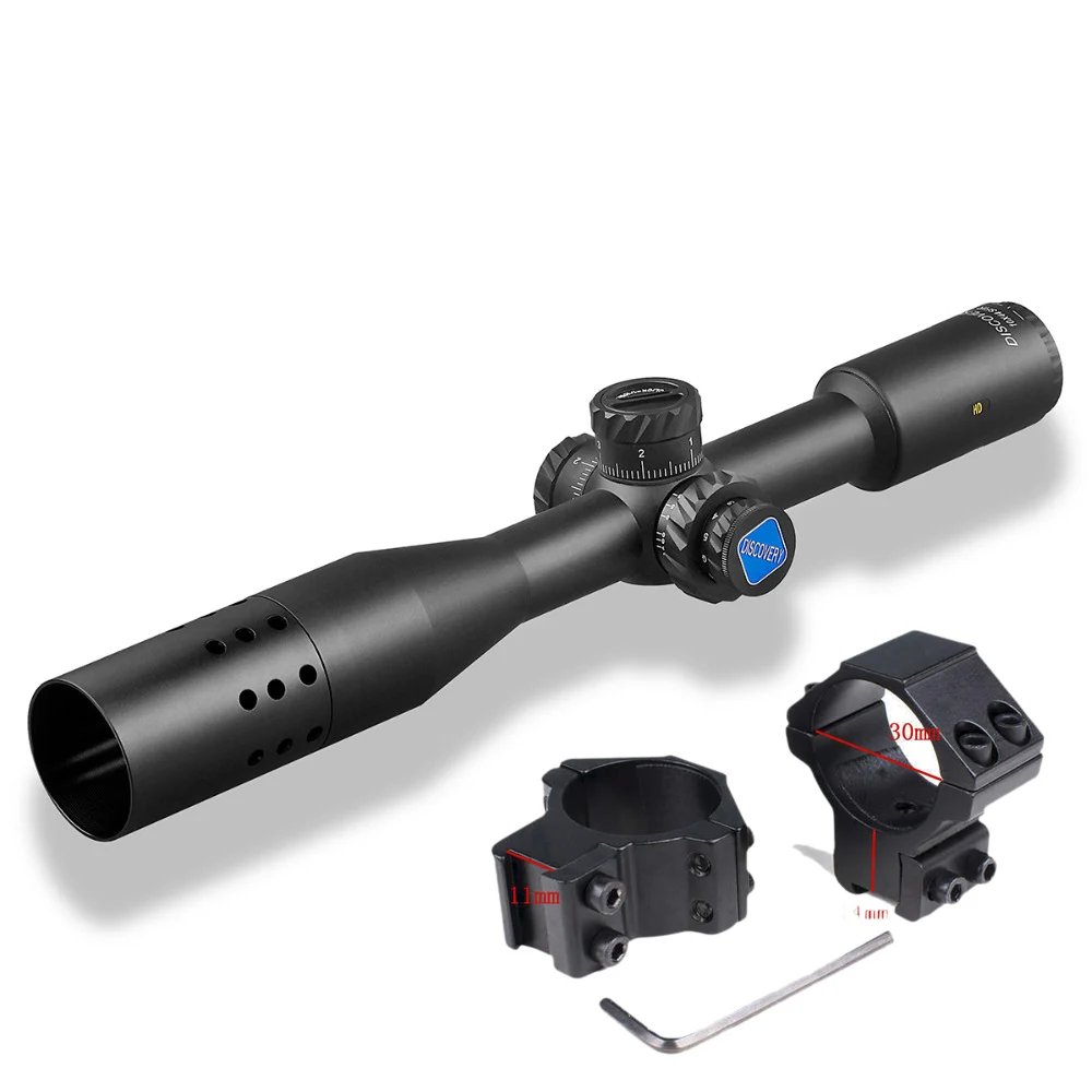Discovery HD 10X44SFIR фиксированный Мощность 30 мм трубка подсветки 1/10MIL замок Сброс прицел охотничья Оптика прицел - Цвет: low 11mm mount