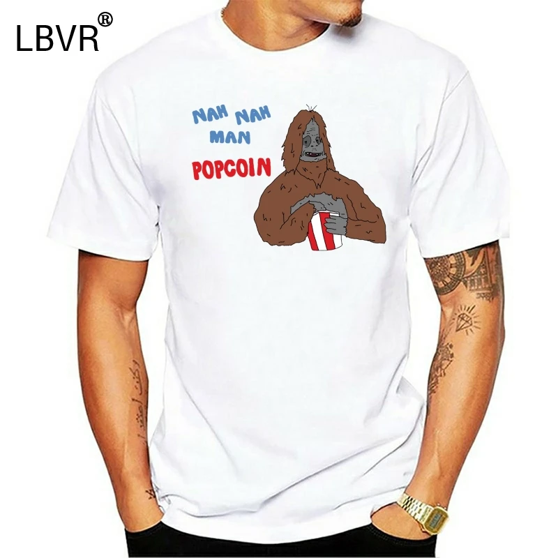 Хлопковая футболка унисекс Sassy Sasquatch попкорн большого лес шоу Wsn40 Harajuku топы модная