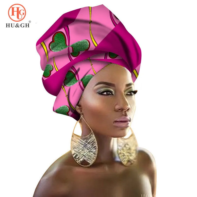 Новый комплект из обуви в африканском стиле Национальный Модный головной платок принт восковой хлопок