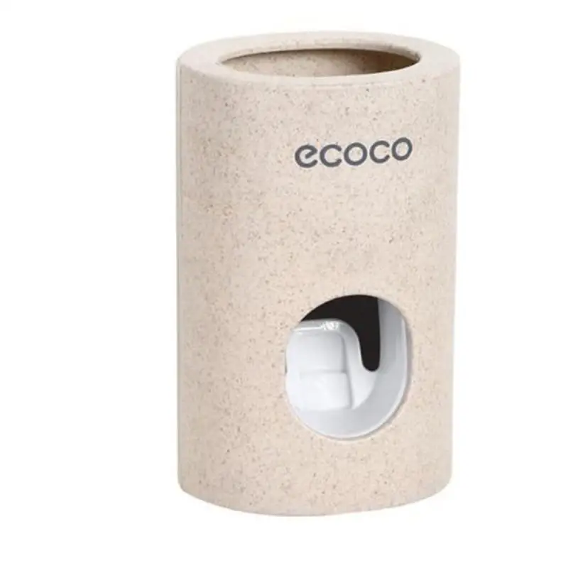 

Automatic Toothpaste Dispenser non-toxic Wall hanger Mount Dust-Proof Toothpaste Squeezer quick take straw toothpaste rack home