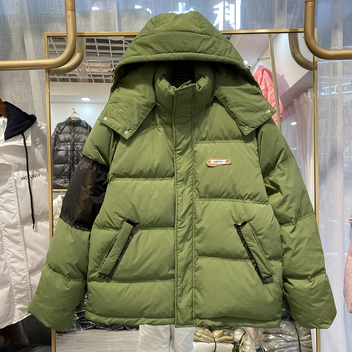 

Пуховик женский короткий, на утином пуху, в Корейском стиле, 2021