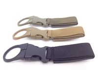 outdoor multifunction portable buckle hook camping carabinertactical gear water bottle holder belt clip military nylon webbing