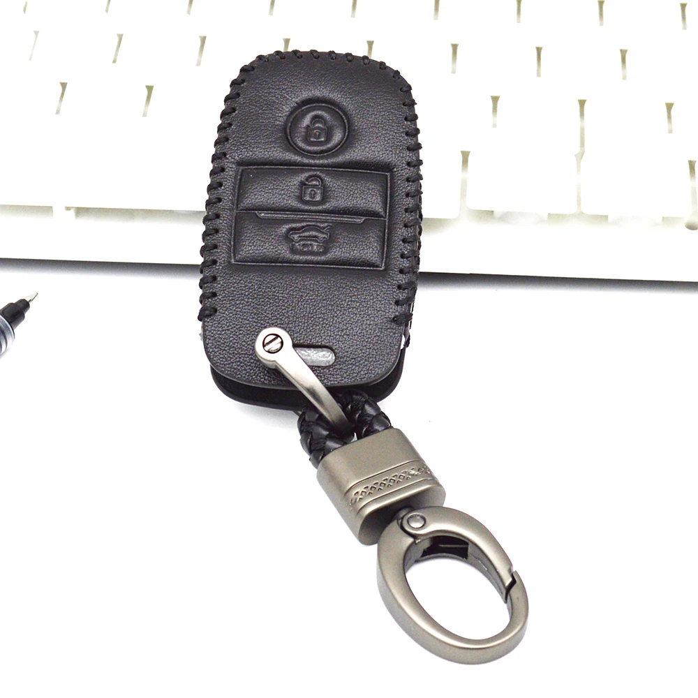 KUKAKEY чехол из натуральной кожи для ключей автомобиля KIA Rio K3 K4 K5 K3S Sportage Sorento Ceed Carens R