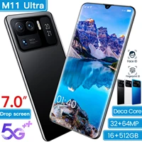 global version m11 ultra 7 0 inch smartphone 10 core 7200mah 16gb ram512gb rom 3264mp android 4g lte 5g unlocked mobile