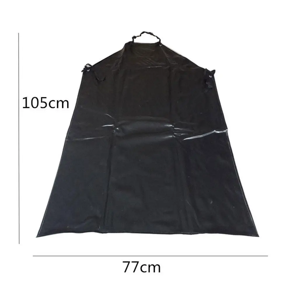 

Waterproof Anti-Oil Leather Apron Chef Apron Thickening Long Acid And Alkali Antifouling Oilproof Restaurant Cooking Chef Apron