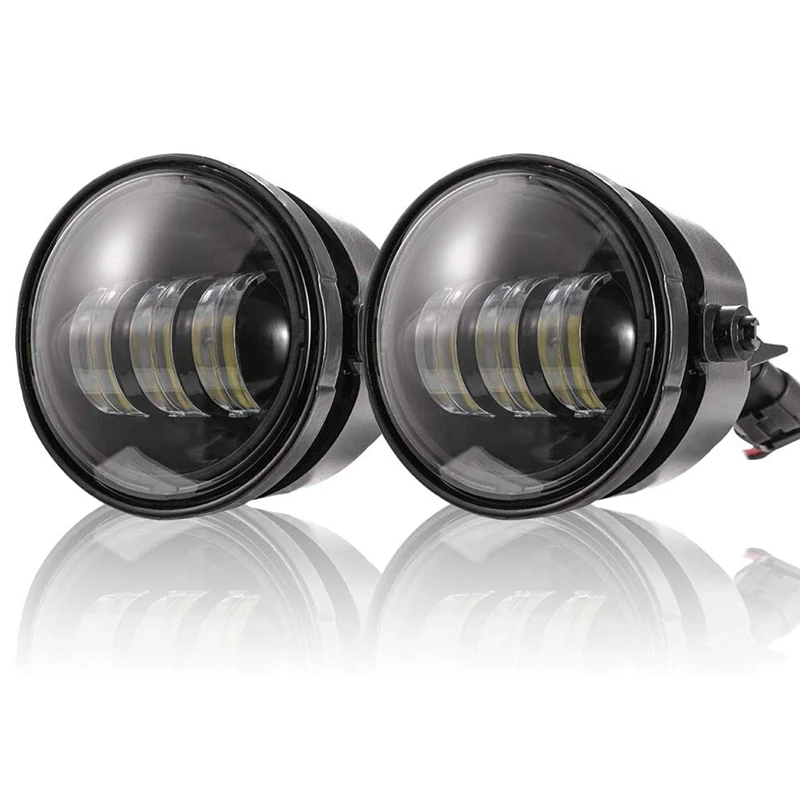 

Round Fog Light is Suitable for 2011-2014 Ford F-150 LED Spotlight Fog Light Front Bumper Driving Light