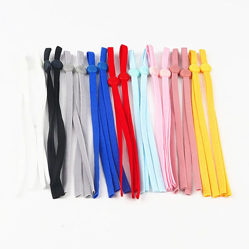 100 шт. 30 см маска швейная эластичная лента шнур с регулируемой пряжкой для ушей