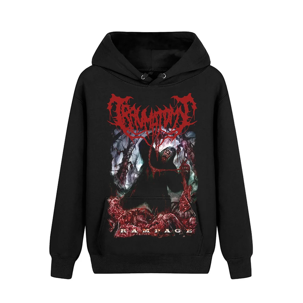 2 6 designs Bigfoot Traumatomy Rock Hoodies jacket Black Sweatshirt fleece pollover hoodie sudadera Brutal Death Metal Outerwear - Цвет: 2