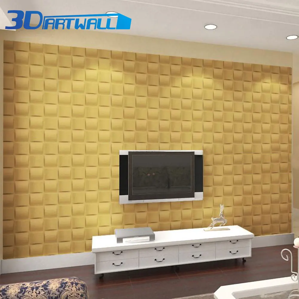 3DARTWALL 19,7 ''X 19,7'' тканый стиль декоративные 3D настенные панели текстурированные плитки для дома и улицы украшения(ПВХ