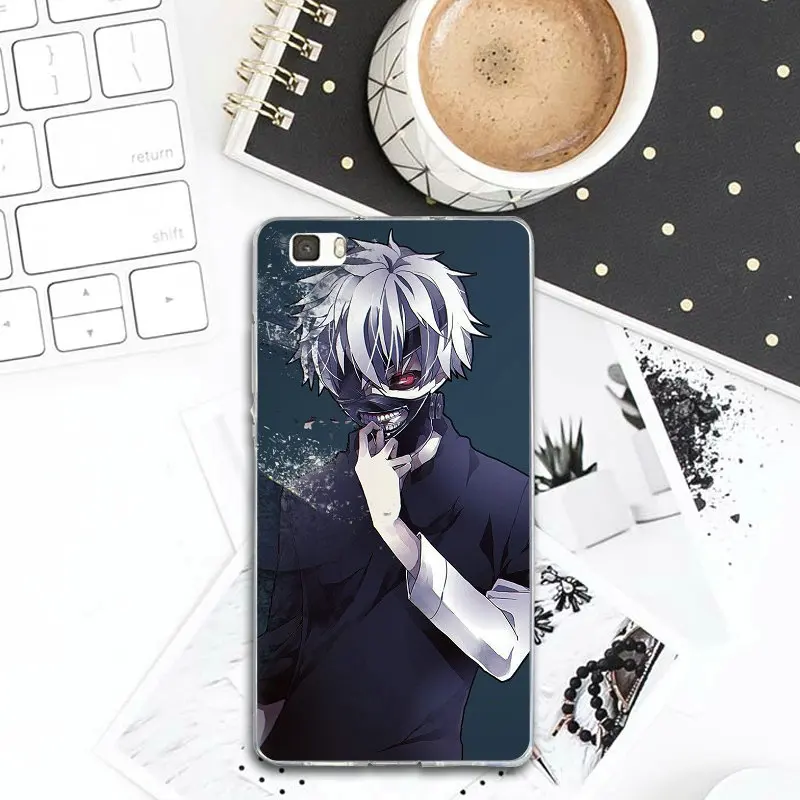 Hot Anime Tokyo Ghoul Soft Phone Case for Huawei P8 P9 P10 P20 P30 Mate 10 Pro Y5 Y6 Y7 2018 2019 Honor 6X 7X 9 Lite Plus |