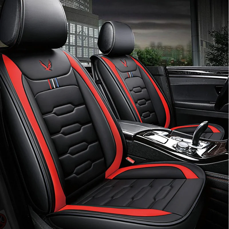 

Car Seat Cover Not Moves Universal Auto Accessories Covers Cushion Black/Red Non-Slide General For Lada Vesta E1 X30
