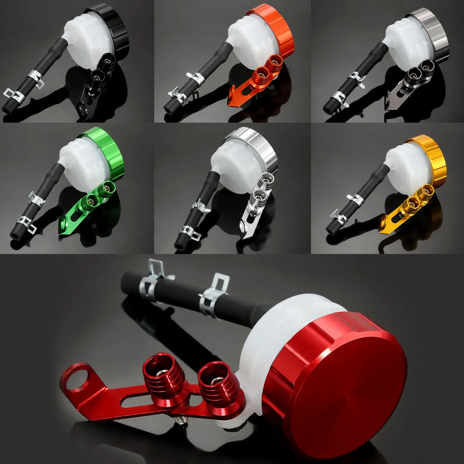 

Запчасти для мотоциклов с ЧПУ, бак переднего тормозного сцепления, главный цилиндр, жидкий масляный резервуар для Ducati Honda Kawasaki Suzuki Triumph Yamaha