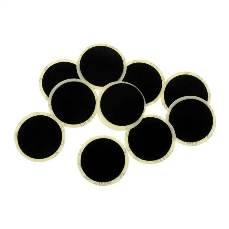 

20pcs For Bicycle Inner Tube Tire Flat Tire Tyre Tube Patch 25mm No Glue Adhesive Patch Rubber Repairing Tool Bike Accessories