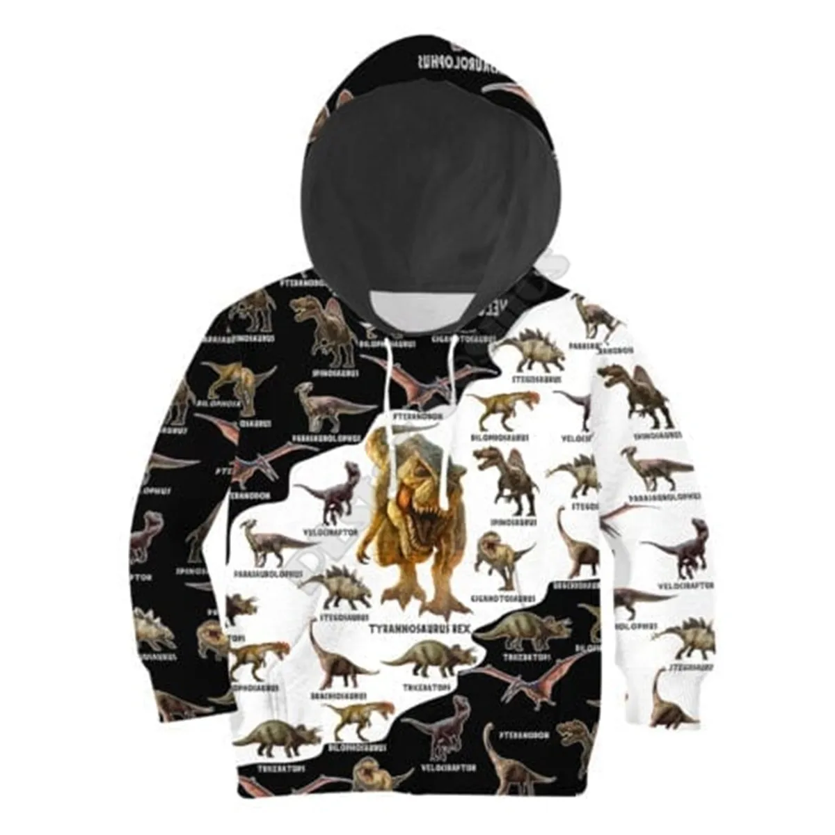 Love Dinosaur 3d printed Hoodies family suit tshirt zipper Pullover Kids Suit Funny Sweatshirt Tracksuit Boy For Girl 06