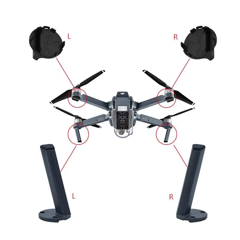 Посадочная Шестерня Левая Правая задняя ножка Передняя Задняя ножная крышка