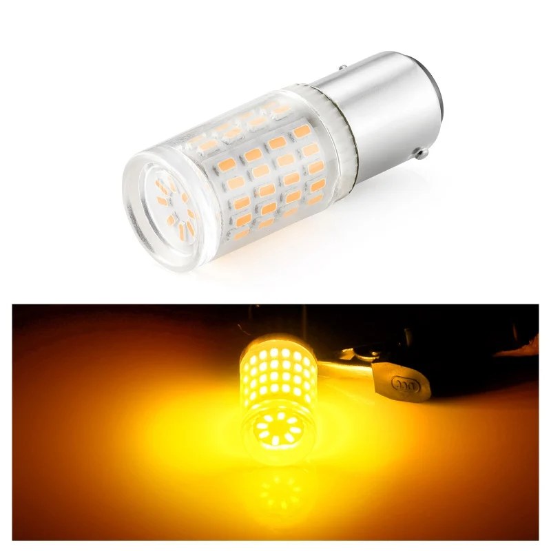 Автомобильный тормозной светильник 80SMD S25 1156 BA15S P21W светодиодный 1157 BAY15D P21/5 Вт