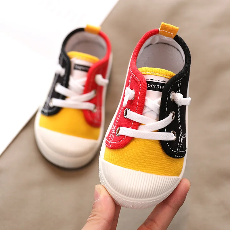 Canvas Children Shoes Kids Sneakers Toddler Boy Shoes Breathable Girls Canvas Shoes Casual Child Flat Shoes Kid Sport Shoes