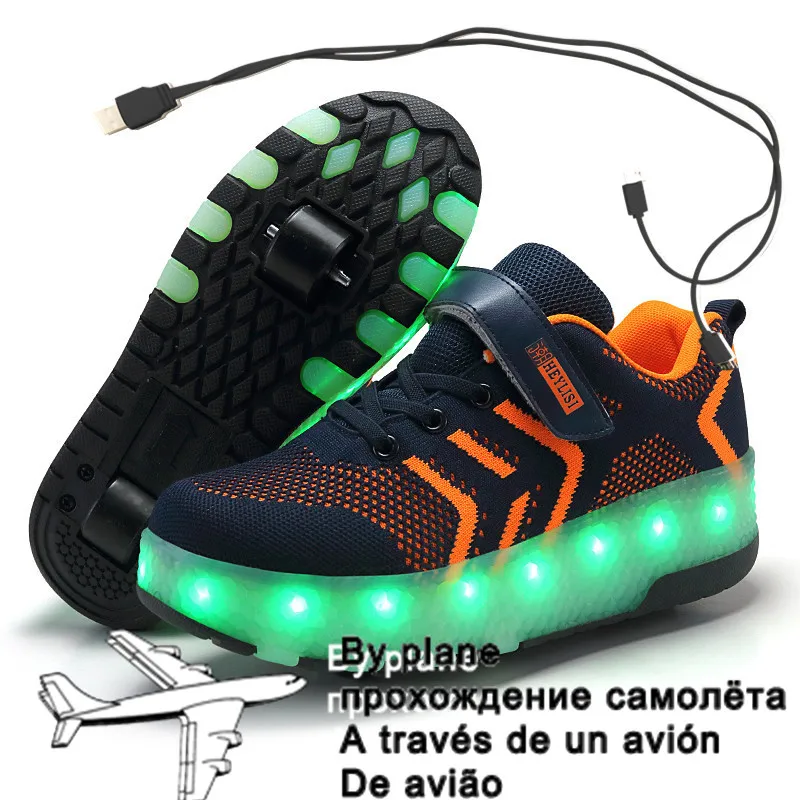 

Детские кроссовки-ролики, размеры 28-40