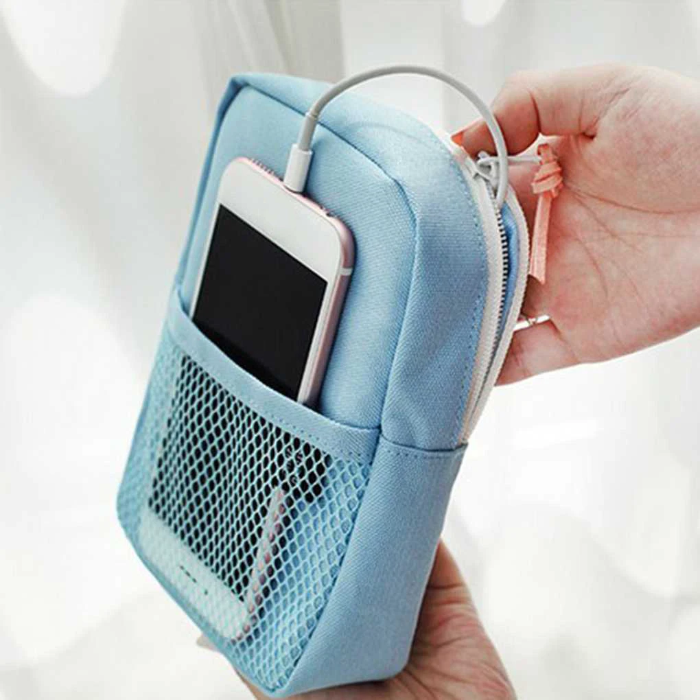 Новый портативный дорожный Чехол органайзер для usb кабеля электронные