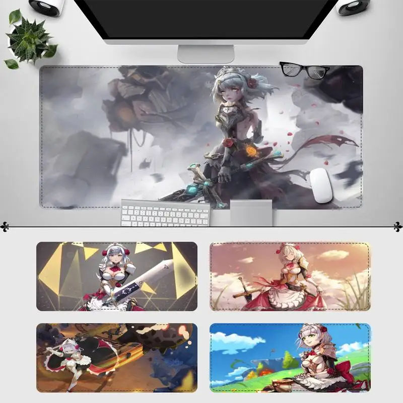 

30x90cm Noelle Genshin Impact Mouse Pad PC Laptop Gamer Mousepad Anime Antislip Mat Keyboard Desk Mat For Overwatch/CS GO