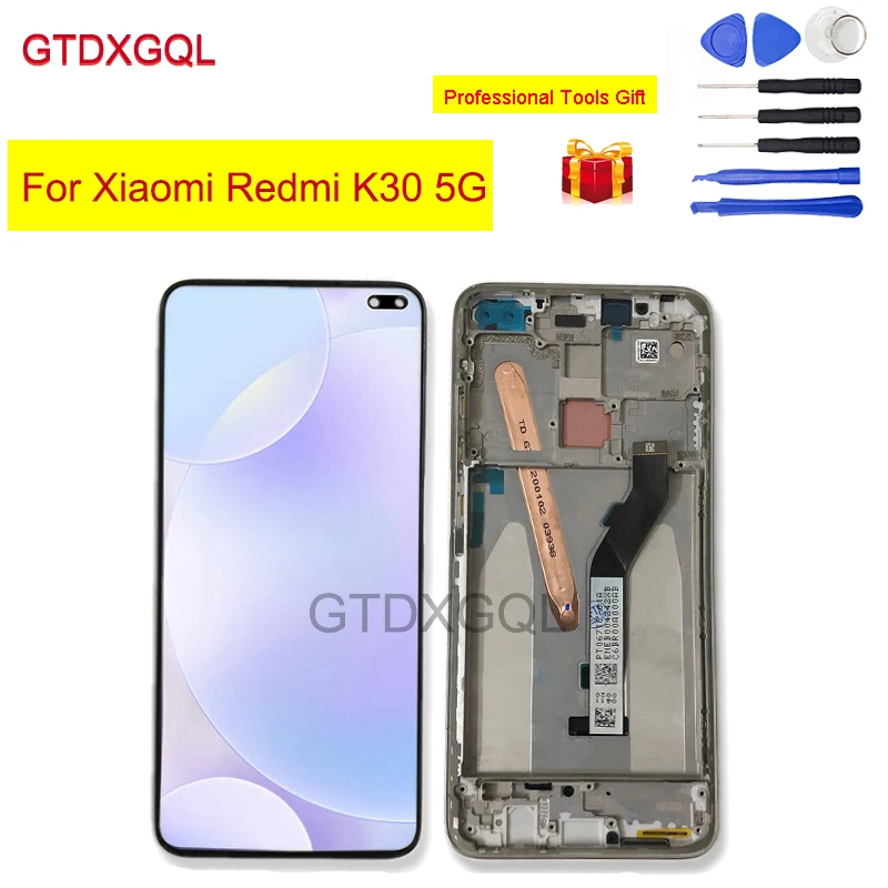 

6.67" Original NEW For Xiaomi Redmi K30 5G M1912G7BE M1912G7BC LCD Display Touch Screen Digitizer For Redmi K30 5G Lcds