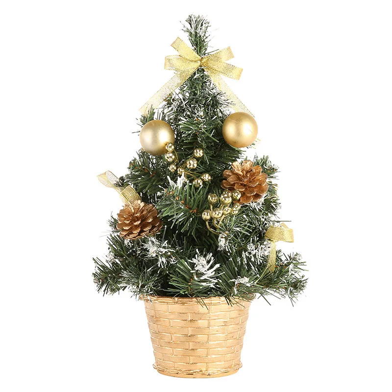 gold 30cm Украшение для рождественской вечеринки, мини-декор для дерева, настольный стол, праздничное Рождественское украшение - Цвет: gold 30cm