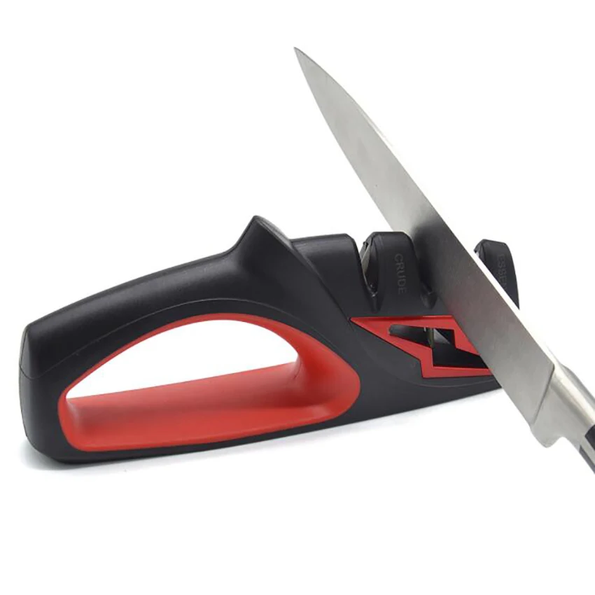 

Точилка для кухонных ножей с противоскользящей основой, 4-в-1, аксессуары для ножей, инструмент для быстрой заточки ножниц, полированные лезв...