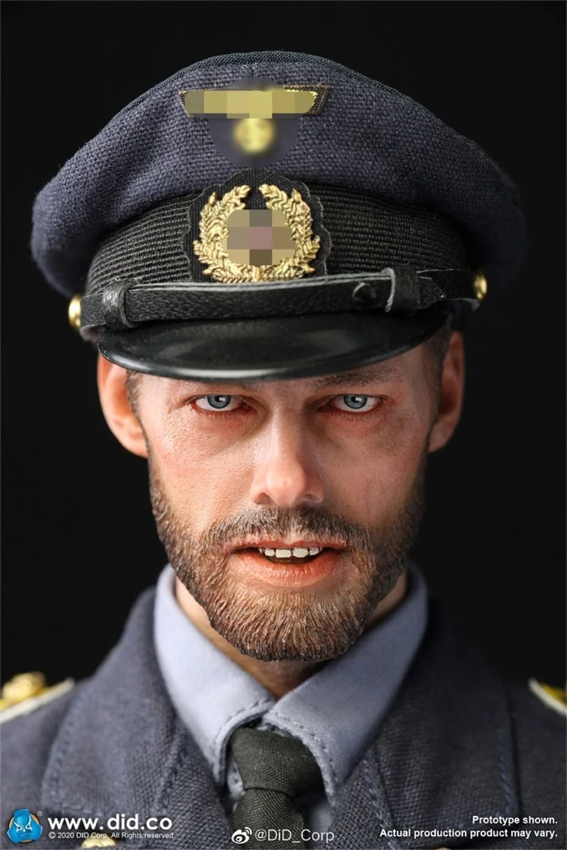 

Big Sales Scale 1/6 Man Male Head Sculpture Model DID D80149 U boat WWII General John For Usual 12inch Doll Collectable