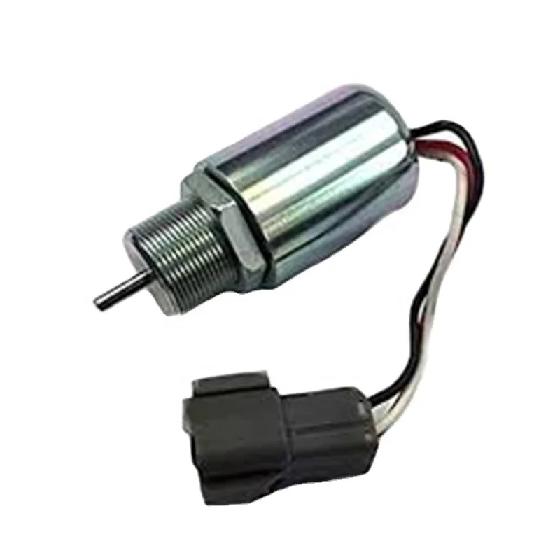 

12v Engine Fuel Stop Solenoid PJ7415748 for Volvo EC13 EC15 EC15B EC20 EC20B EC25 EC30 EC35 EC45 Excavator