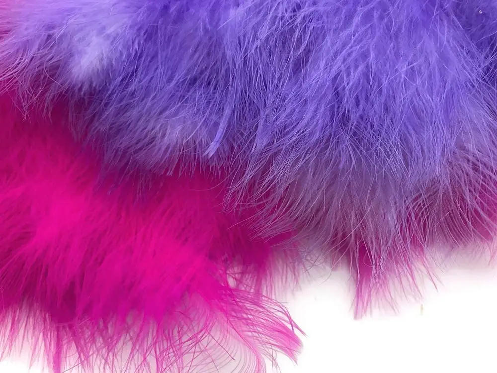 

1 Meter Marabou Turkey Feathers Trim 8-10cm Fluffy Soft Colorful for DIY Crafts Sewing Garment Decoration Natural Feather