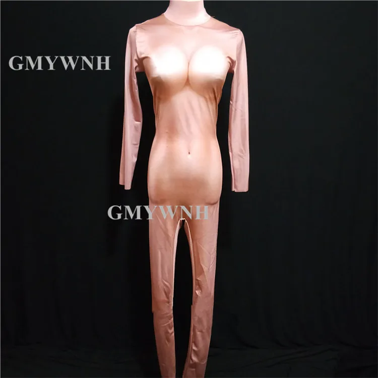 D48 сексуальные женские сценические костюмы платье для танцев на шесте телесный