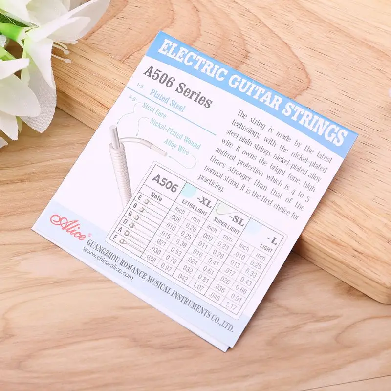 alice a506sl super licht 009 011 inch stahl elektrische gitarre saiten free global shipping