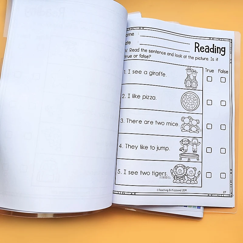 Наборы для чтения листы дошкольного обучения на английском языке учебники