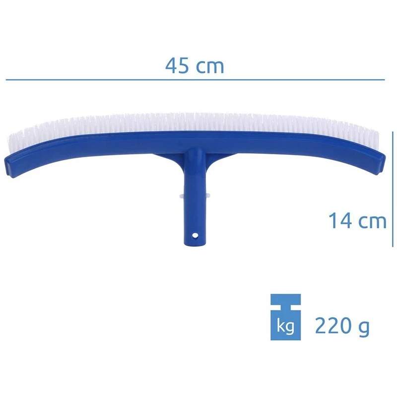Набор для чистки бассейна набор из 6 предметов очистки со штоком щетка посадки