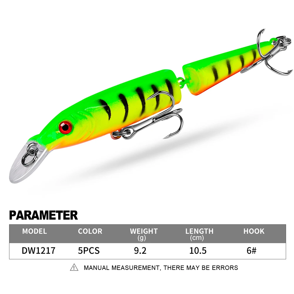 VALHALLA 1PC Jointed Minnow Fishing Lure 0.32oz 4.13&quot Hard Aritificial Bait Sinking Wobblers Trout Carp Swimbait Tackle | Спорт и